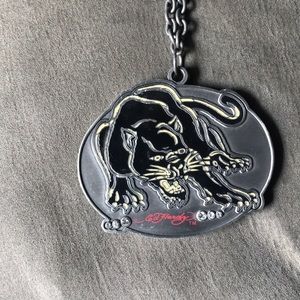 Ed Hardy Black Panther Necklace